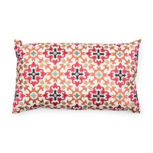 Callisto Home Embroidered Beaded Accent Pillow